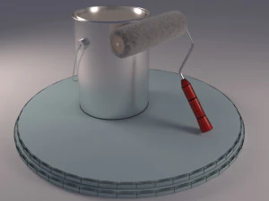 roller paint 3D Model