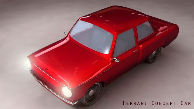 two car models 3D Model .c4d .max .obj .3ds .fbx .stl .blend 