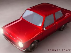 two car models 3D-Modell
