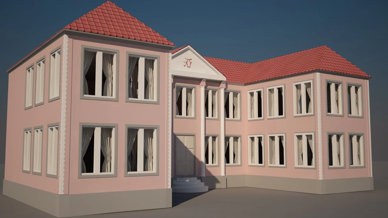 palace 3D Model .c4d .max .obj .3ds .fbx .stl .blend 