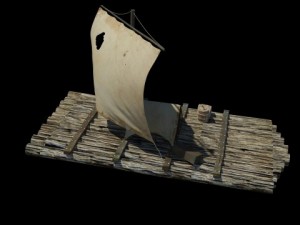 raft model Model 3D