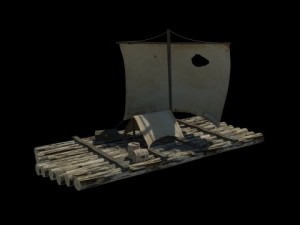 raft model 3D मॉडल