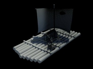 raft model 3D मॉडल