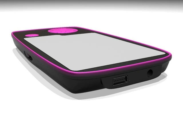 mp4 player 3D Model .c4d .max .obj .3ds .fbx .stl .blend 