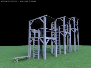 tour de guet Modèle 3D