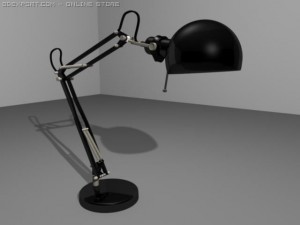 black lamp Modelo 3D