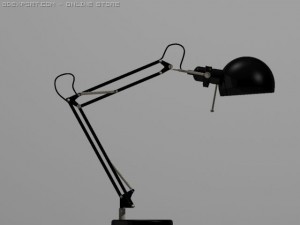 black lamp 3D Модель
