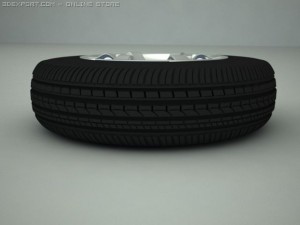 hihg poly wheels 3Dモデル