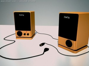 loudspeakers dialog Modelo 3D