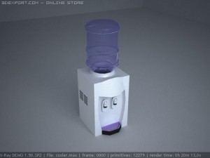 cooler Modelo 3D