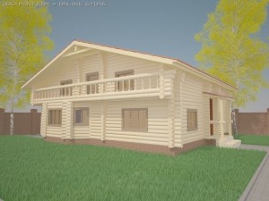 srub Model 3D