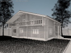 srub Modello 3D