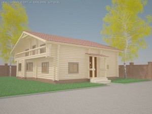 srub Modello 3D
