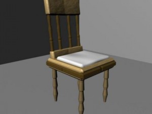 fancy chair 3D-Modell
