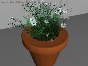 flower pot 3D Model