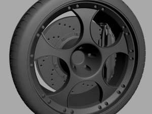 lamborghini murcielago wheel 3D Модель