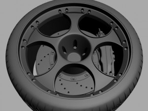 lamborghini murcielago wheel Modello 3D
