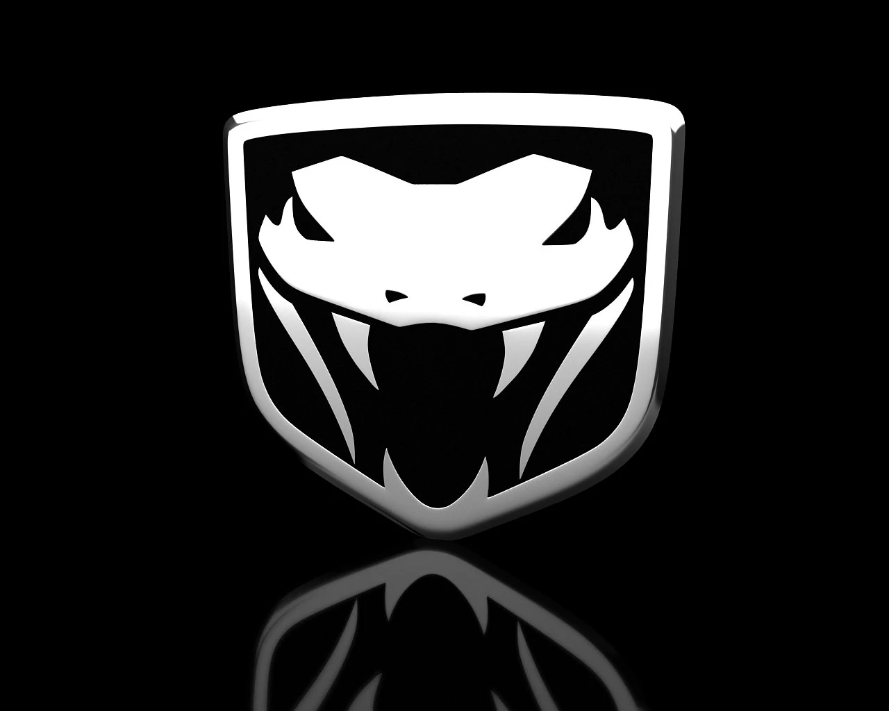 dodge viper emblem 3D Model .c4d .max .obj .3ds .fbx .stl .blend 