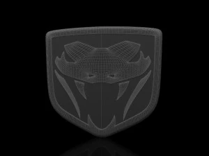 dodge viper emblem 3D Model