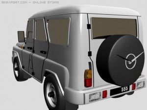 uaz hunter 3D 모델