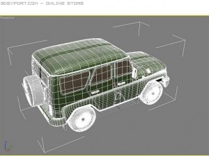 uaz hunter 3D 모델