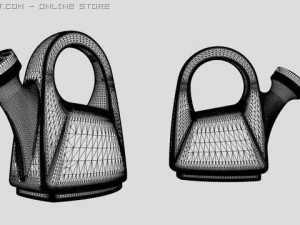 toy plastic watering can 3D Model