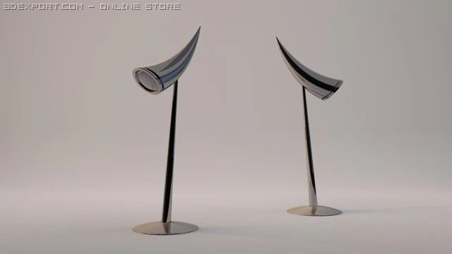 ara lamp by philippe starck 3D Model .c4d .max .obj .3ds .fbx .stl .blend