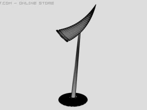 ara lamp by philippe starck 3D Model