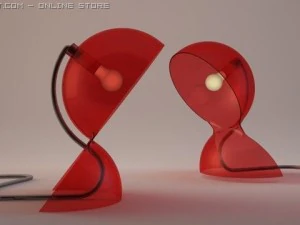 Dalu lamp by vico magistretti 3D Model