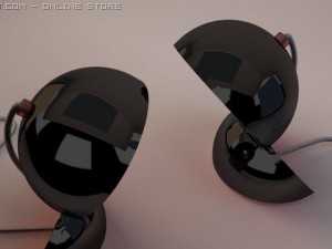 Dalu lamp by vico magistretti Model 3D