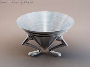 sugar bowl by christopher dresser Modello 3D