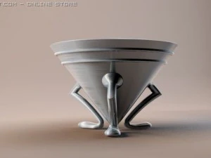sugar bowl by christopher dresser 3D Model