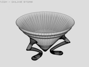 sugar bowl by christopher dresser 3D Model
