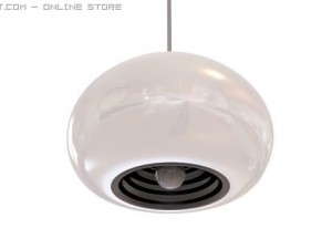 black and white lamp by a  p castiglioni Modèle 3D