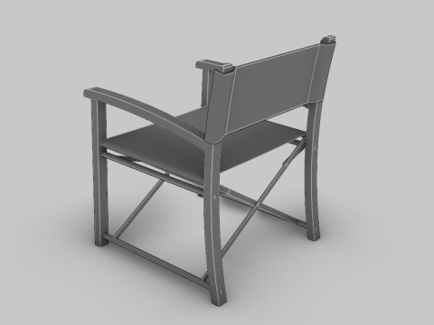 Director chair Model 3D