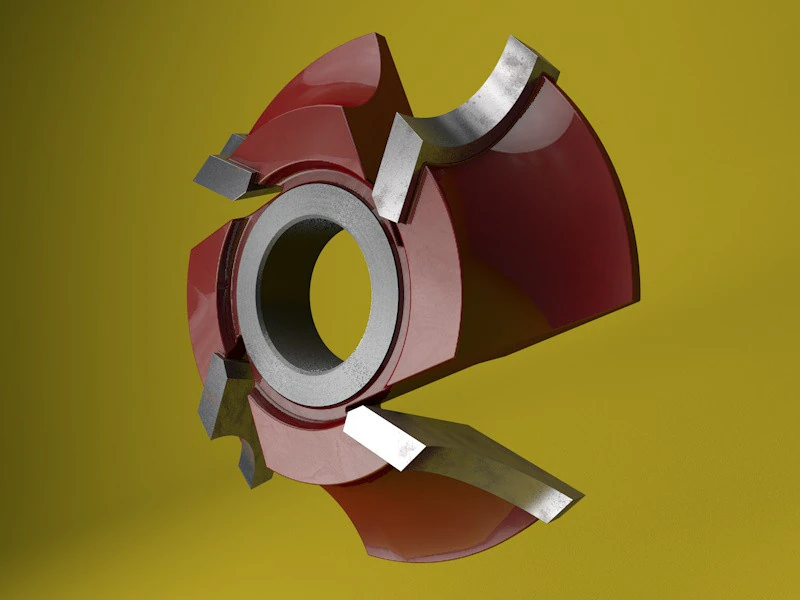 Milling cutters 3D Model .c4d .max .obj .3ds .fbx .stl .blend