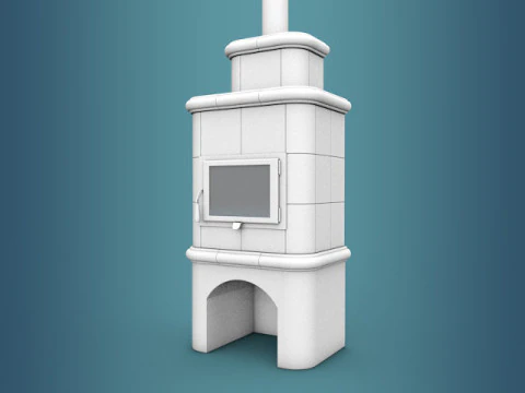Wood stove MT SIRIO 3D Model