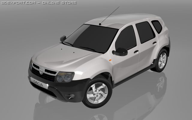 dacia duster 3D 모델 .c4d .max .obj .3ds .fbx .stl .blend 