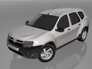 dacia duster Model 3D