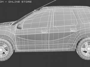 dacia duster 3D 모델