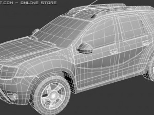 dacia duster 3D 모델