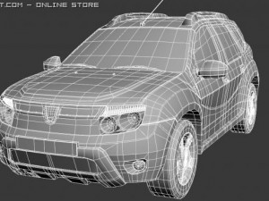 dacia duster 3D 모델