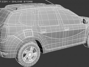 dacia duster 3D 모델