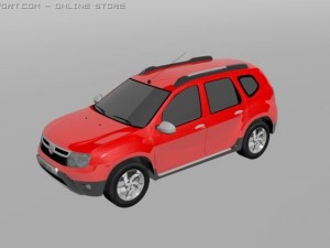 dacia duster laureate 3D Модель