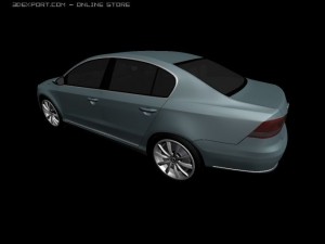 vw passat 2011 Model 3D