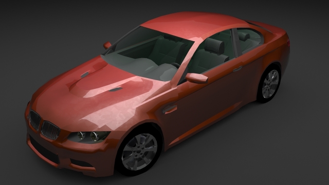 bmw m3 2008 3D Model .c4d .max .obj .3ds .fbx .stl .blend 
