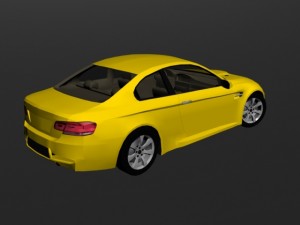 bmw m3 2008 3D Model