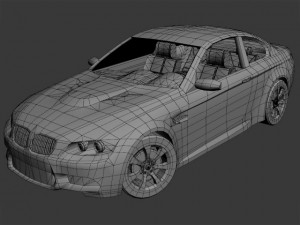 bmw m3 2008 3D Model