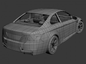 bmw m3 2008 3D Model
