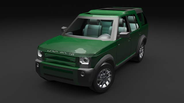 land rover discovery 3 3D Model .c4d .max .obj .3ds .fbx .stl .blend 
